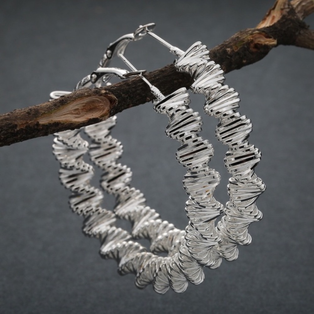 NEW | Spiral Hoop Earrings